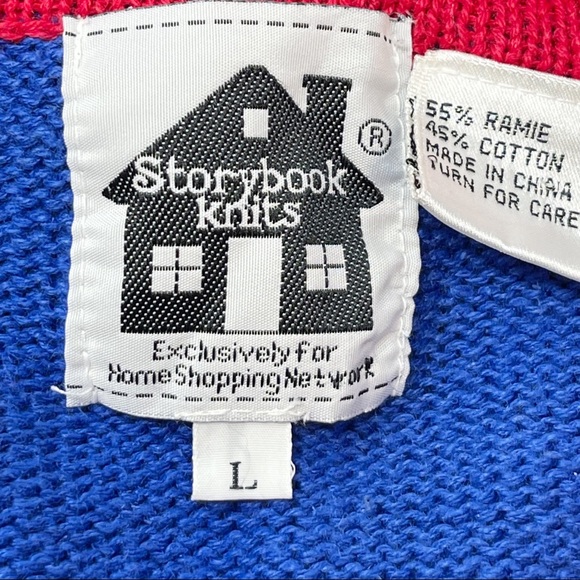 STORYBOOK KNITS Women’s Button Front Cardigan Cats Kittens Multi-Color - Picture 8 of 8